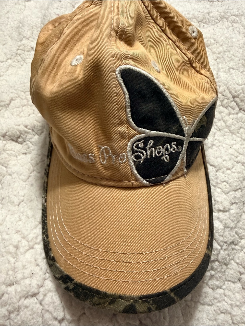 Bass Pro Shop Youth Baseball Cap with Butterfly Patch